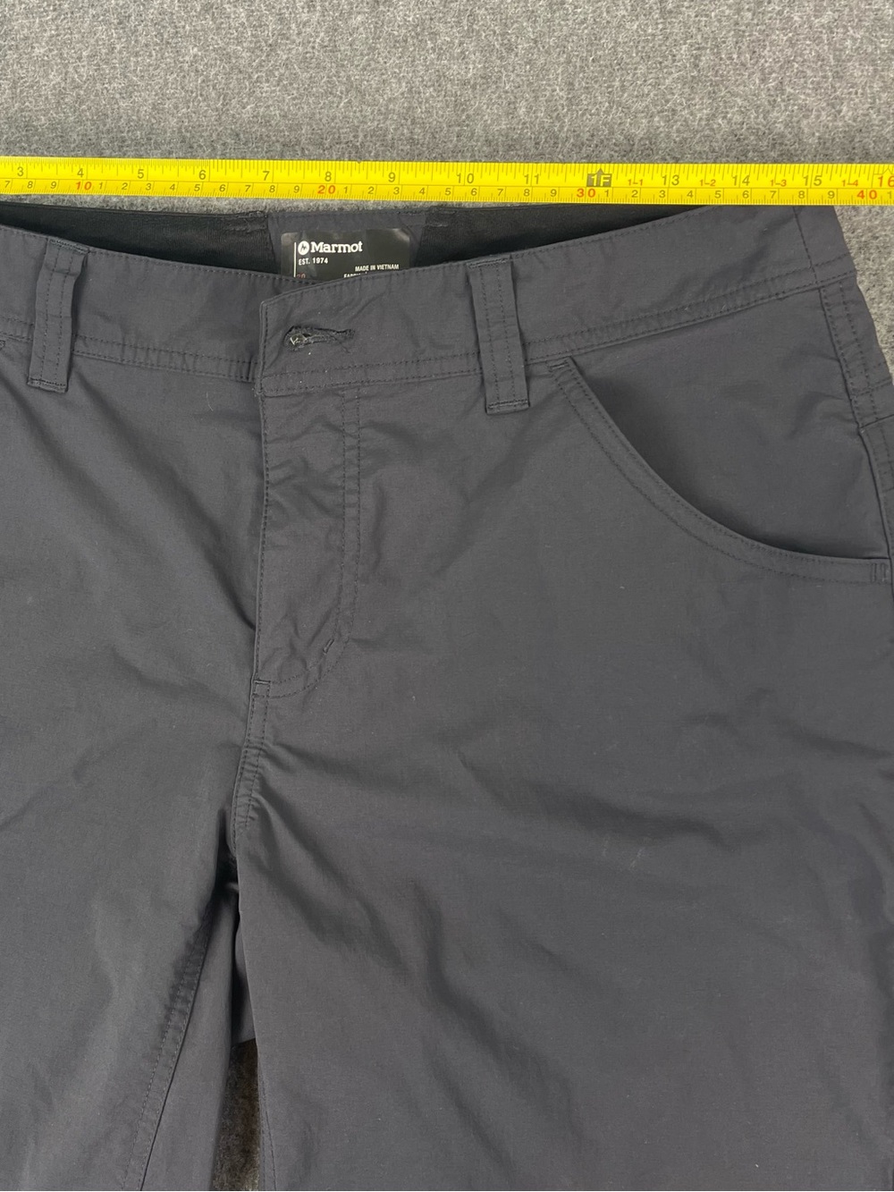 Marmot Shorts Men's Sz 30 Dk Gray Arch Rock Nylon Outdoor Hiking Climbing 44090 - Picture 12 of 15